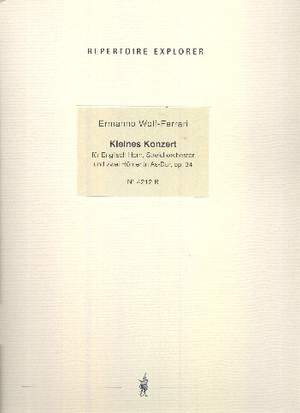 Wolf-Ferrari, Ermanno: Concertino for English horn, string orchestra and two horns in A flat major op.34