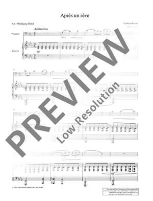 Fauré, G: Après un rêve op. 7/1
