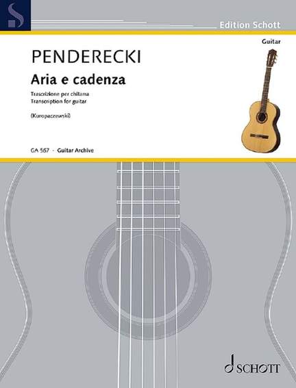 Penderecki, K: Aria e cadenza