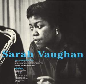 Sarah Vaughan With Clifford Brown (limited Edition Transparent Blue Vinyl)