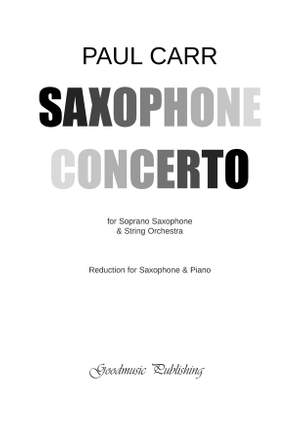 Paul Carr: Saxophone Concerto