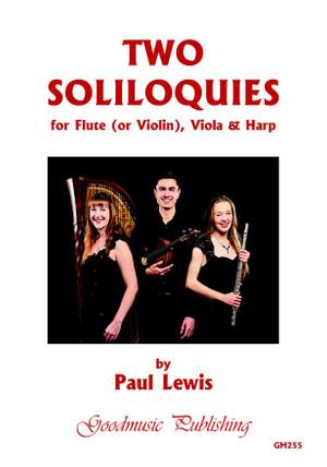 Paul Lewis: Two Soliloquies (Fl/Vla/Harp)