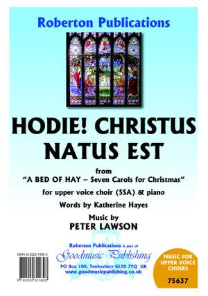 Peter Lawson: Hodie! Christus Natus est