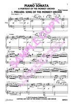 Peter Lawson: Piano Sonata - The Monkey Orchid Product Image