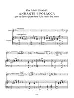 Pier Adolfo Tirindelli: Andante e Polacca per violino e pianoforte Product Image