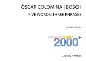 Òscar Colomina i Bosch: Five Words, Three Phrases