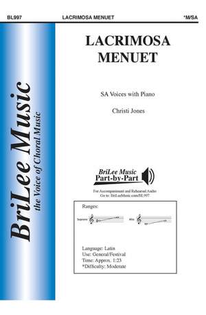 Jones, C: Lacrimosa Menuet