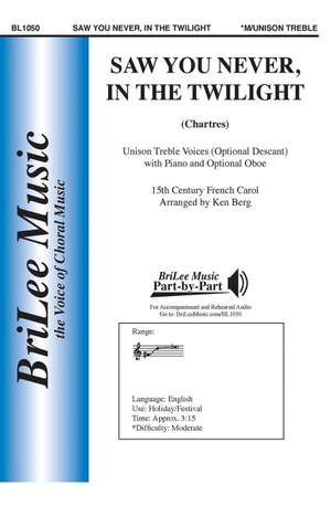 Saw You Never, in the Twilight G minor