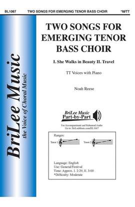 Reese, N: Two Songs for Emerging Tenor Bass Choir C major