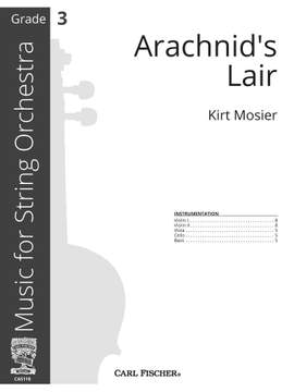 Mosier, K: Arachnid's Lair E minor