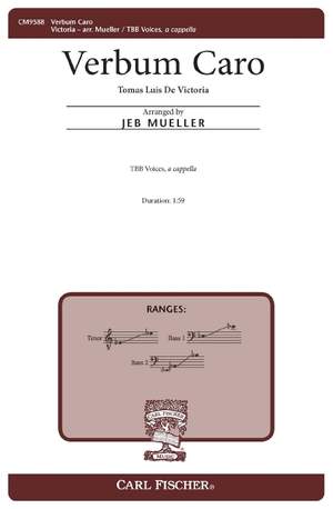 Victoria, T L d: Verbum Caro E flat major