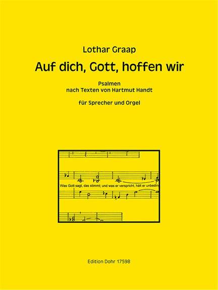 Grahl, K: Auf dich, Gott, hoffen wir