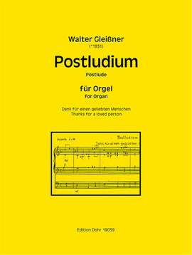 Gleißner, W: Postludium