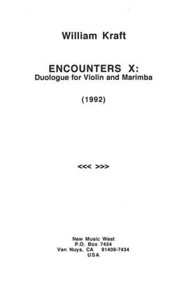 Kraft, W: Encounters X: