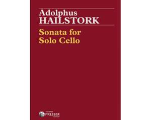 Hailstork, A: Sonata For Solo Cello
