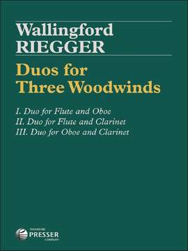 Riegger, W: Duos for 3 Woodwinds
