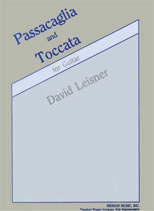 Leisner, D: Passacaglia and Toccata