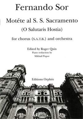 Sor, F: Motete Al S.S. Sacramento