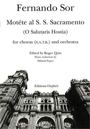 Sor, F: Motete Al S.S. Sacramento