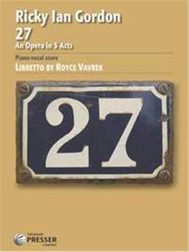 Gordon, R I: 27, Piano-vocal Score