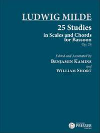 Milde, L: 25 Studies in Scales and Chords for Bassoon op. 24