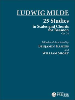 Milde, L: 25 Studies in Scales and Chords for Bassoon op. 24