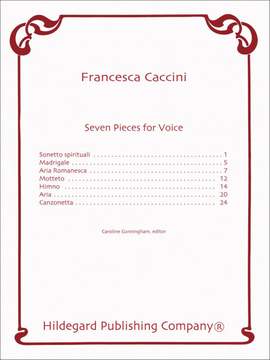 Caccini, F: Seven Pieces for Voice
