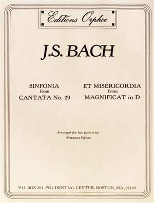 Bach, J S: Sinfonia & Et Misericordia
