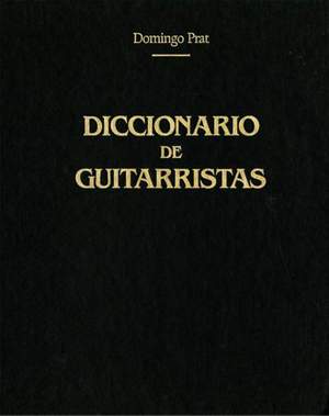 Prat, D: Diccionario De Guitaristas
