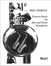 Harvey, P: Concert Duets for Alto and Tenor Saxophone