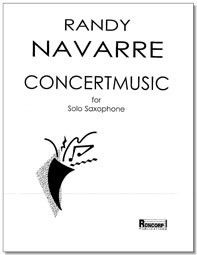 Navarre, R: Concert Music for Solo Saxophone