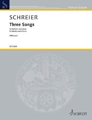 Schreier, A: Three Songs