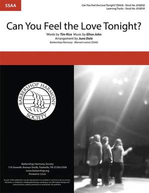 Elton John_Tim Rice: Can You Feel the Love Tonight?