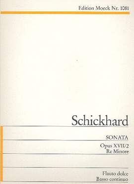 Schickhard Sonata Op18/2 D Min