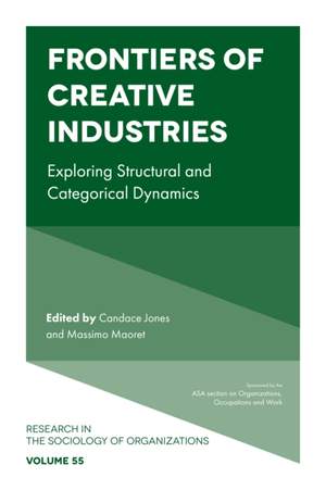 Frontiers of Creative Industries: Exploring Structural and Categorical Dynamics