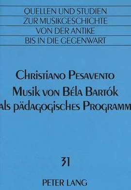 Musik Von Béla Bartók ALS Paedagogisches Programm