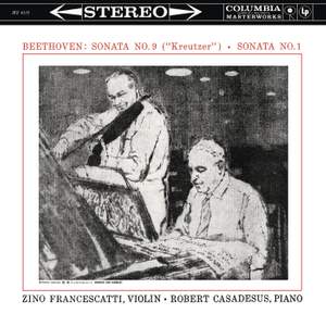 Beethoven: Violin Sonatas Nos. 1 & 9 'Kreutzer'