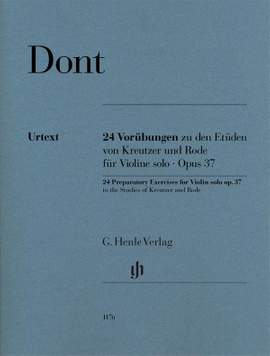 Dont, J: 24 Vorübungen zu den Etüden von Kreutzer und Rode op. 37