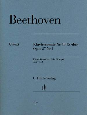 Beethoven, L v: Piano Sonata no. 13 E flat major op. 27/1