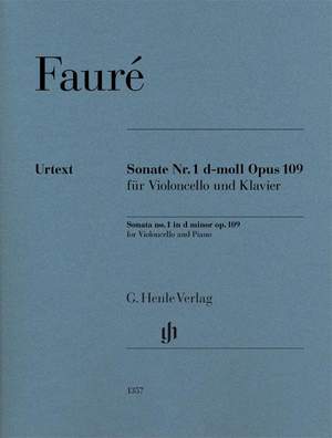 Fauré, G: Sonata no. 1 d minor op. 109
