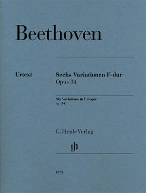 Beethoven, L v: Six Variations in F major op. 34