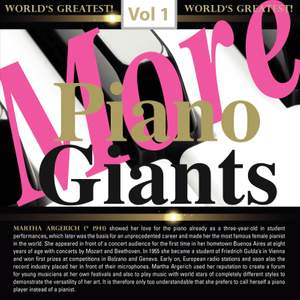 More Piano Giants: Martha Argerich, Vol. 1