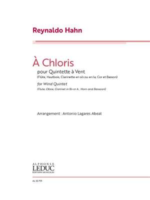 Reynaldo Hahn: A Chloris