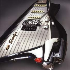 Chevvy Showster Electric Guitar Greetings Card