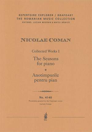 Coman, Nicolae: The Seasons for piano / Anotimpurile pentru pian