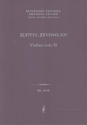 Hvoslef, Ketil: Violino solo II
