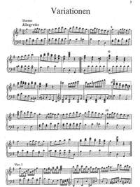 Wolf, Hugo: Variations for piano solo