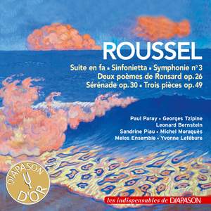 Roussel: Symphonie No. 3, Suite en Fa, Sinfonietta pour cordes (Les indispensables de Diapason) Product Image