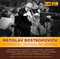 Mstislav Rostropovich in Moscow