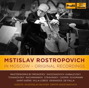 Mstislav Rostropovich in Moscow